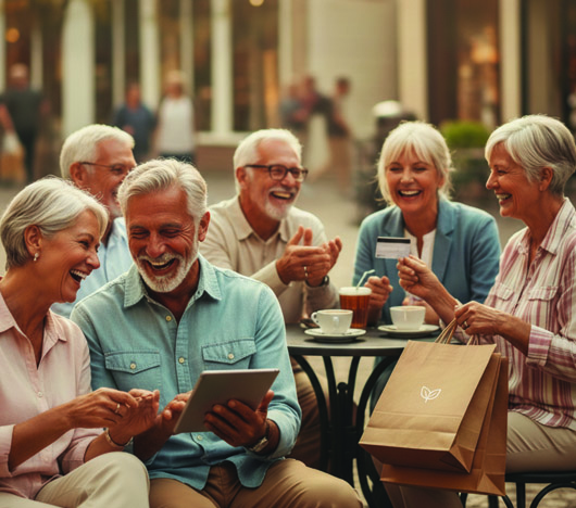 Discount network for seniors and caregivers
